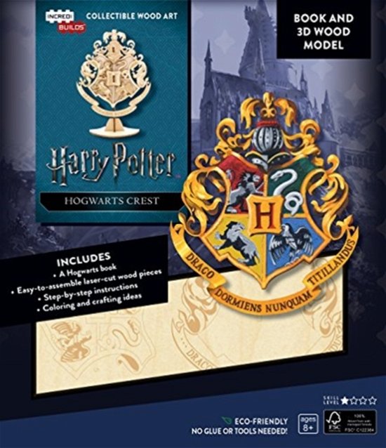 Harry Potter Hogwarts Crest 3D Wood Model - Incredibuilds - Insight Editions - Libros - Insight Editions - 9781682981757 - 19 de marzo de 2019