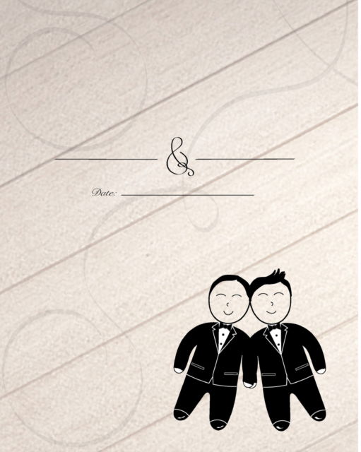 Cover for Mantablast · Gay Wedding Guest Book (Paperback Book) (2020)