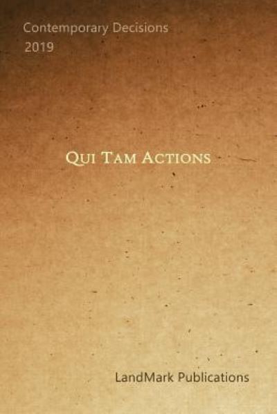 Cover for Landmark Publications · Qui Tam Actions (Paperback Book) (2018)