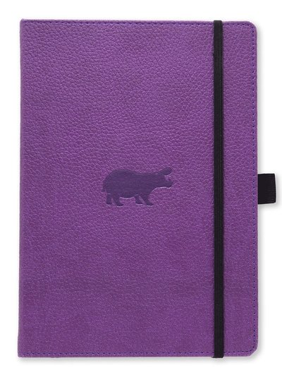 Cover for Notebooks Dingbats* · Dingbats* Wildlife A5+ Lined - Purple Hippo Notebook (Oracle cards) (2019)