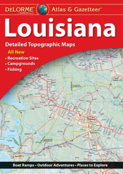 Cover for Garmin International · Louisiana Atlas &amp; Gazetteer (Book) (2023)