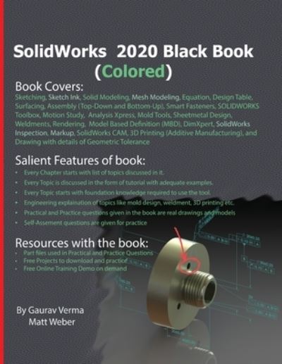 Cover for Gaurav Verma · SolidWorks 2020 Black Book (Taschenbuch) [Coloured edition] (2019)