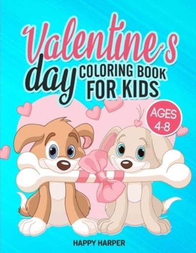 Valentine's Day Coloring Book - Harper Hall - Książki - Cbab Press - 9781989543757 - 17 stycznia 2020