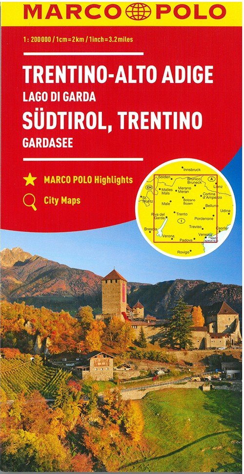 Mair-Dumont · Marco Polo: Trentino, South Tyrol, Lake Garda - Südtirol, Trentina, Gardasee (Print) (2017)