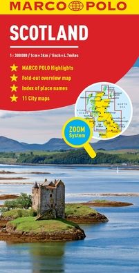 Scotland Marco Polo Map: Also covers Northern England - Marco Polo Maps - Marco Polo - Books - MAIRDUMONT GmbH & Co. KG - 9783829755757 - March 25, 2020