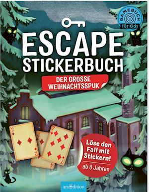 Cover for Philip Kiefer · Escape-Stickerbuch  Der große Weihnachtsspuk (Book) (2022)