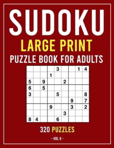 Cover for Agenda Book Edition · Sudoku Large Print Puzzle Book for Adults (Paperback Book) (2020)