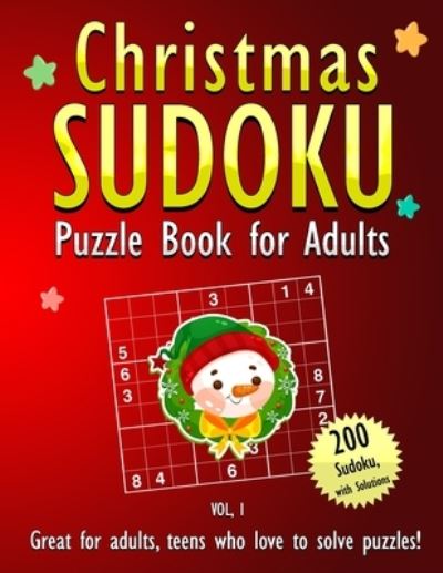 Cover for Agenda Book Edition · Christmas Sudoku Puzzle Book for Adults (Paperback Book) (2020)