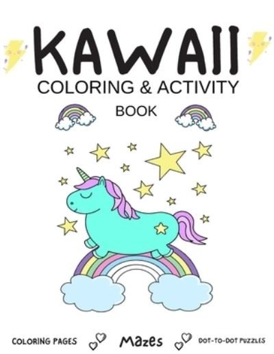 Cover for Kawaii Cutie Co · Kawaii Coloring And Activity Book (Pocketbok) (2020)