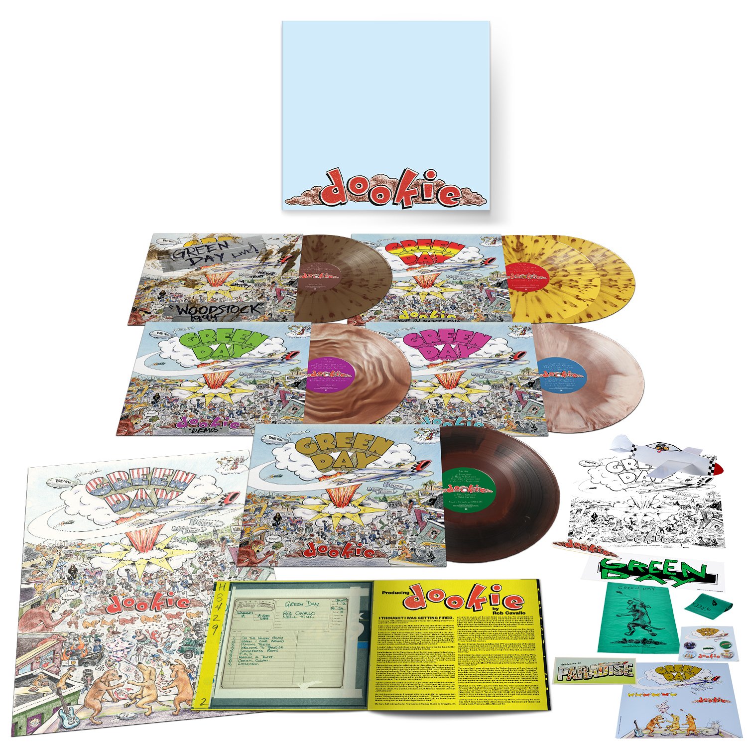 Dookie Limited 30th Anniversary Brown Vinyl Box Set edition