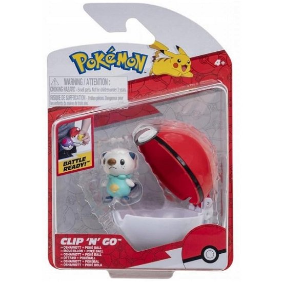 Clip 'N' Go - Oshawott + Poke Ball - Pokemon - Merchandise -  - 0191726424758 - 
