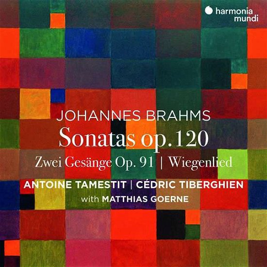 Cover for Tamestit, Antoine / Cédric Tiberghien / Matthias Goerne · Brahms: Viola Sonatas Op. 120 (CD) (2021)