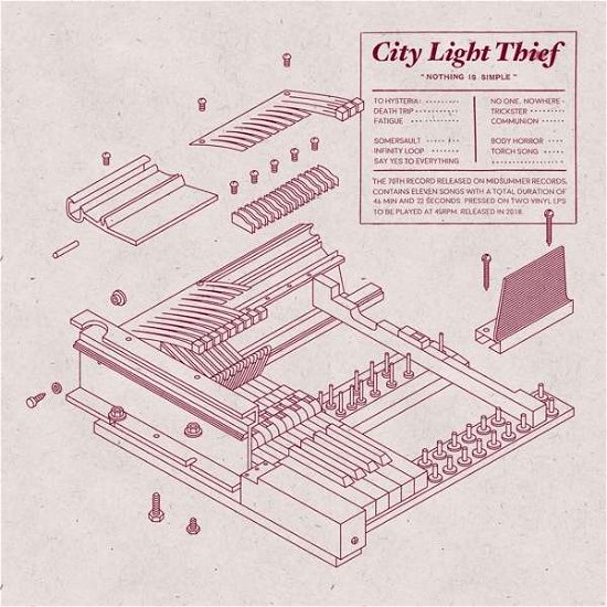 Cover for City Light Thief · Nothing is Simple (CD) (2018)