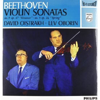 Cover for Beethoven / Oborin / Oistrach · Sonatas for Piano &amp; Violin 5 &amp; 9 (LP) [180 gram edition] (2013)