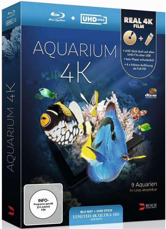 Aquarium 4k (Uhd Stick in Real - Simon Busch - Elokuva - BUSCH MEDIA GROUP - 4260080323758 - keskiviikko 10. joulukuuta 2014
