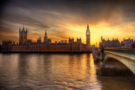 London - Big Ben Parliament (Poster Maxi 61x91,5 Cm) - London - Gadżety -  - 5028486373758 - 