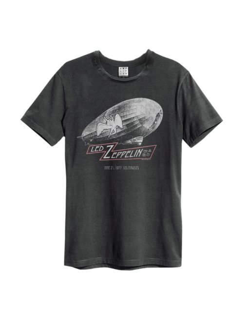 Cover for Led Zeppelin · Led Zep Dazed Confused Amplified Vintage Charcoal Large T Shirt (T-shirt) [size L]