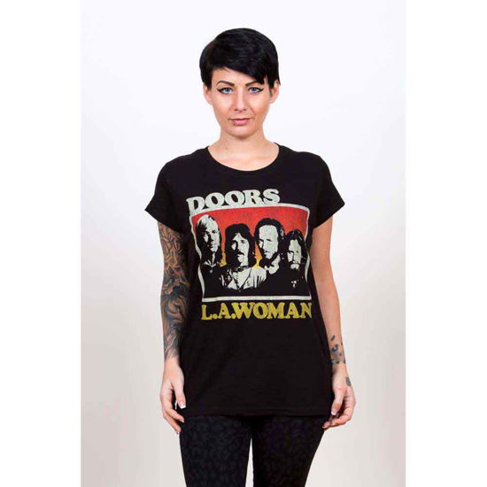 Cover for The Doors · The Doors Ladies T-Shirt: LA Woman (Black) (T-shirt) [size XXL] [Black - Ladies edition] (2019)