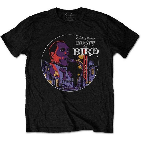 Cover for Charlie Parker · Charlie Parker Unisex T-Shirt: Chasin' The Bird Hollywood (T-shirt) [size M]