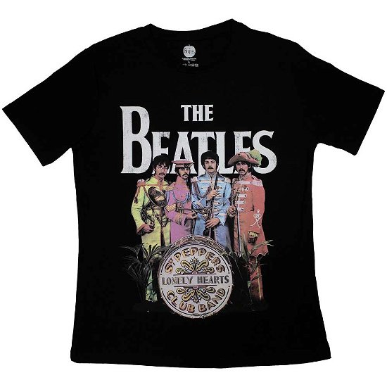 The Beatles Ladies T-Shirt: Sgt Pepper - The Beatles - Koopwaar -  - 5056737214758 - 