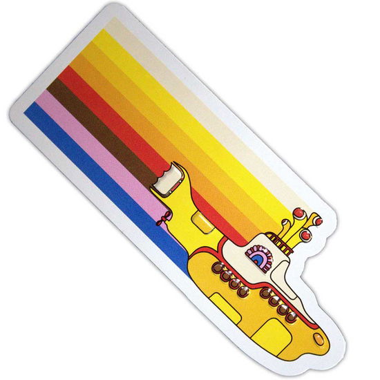 Cover for The Beatles · The Beatles Fridge Magnet: Yellow Submarine Coloured Stripes Embossed (Magnes)