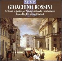Cover for Rossini / Ensemble De I Virtuosi Italiana · 6 Sonatas a Quattro (CD) (2005)