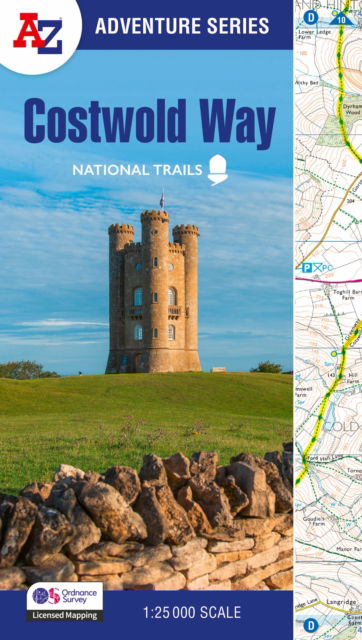 Cover for A-Z Maps · Cotswold Way: With Ordnance Survey Mapping - A -Z Adventure Series (Taschenbuch) [New Revised Third edition] (2025)