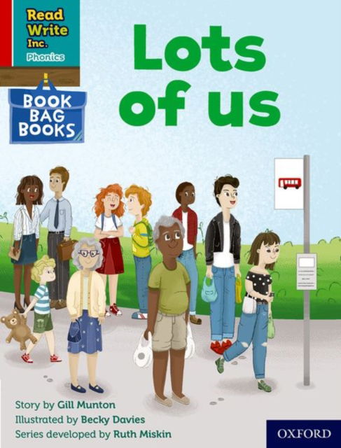 Cover for Gill Munton · Read Write Inc. Phonics: Lots of us (Red Ditty Book Bag Book 8) - Read Write Inc. Phonics (Pocketbok) (2022)