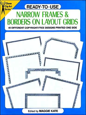 Ready-to-Use Narrow Frames and Borders - Dover Clip Art Ready-to-Use - Maggie Kate - Kirjat - Dover Publications Inc. - 9780486275758 - perjantai 28. maaliskuuta 2003