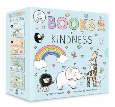 Cover for Patricia Hegarty · Books of Kindness BOX: ABCs of Kindness; 123s of Thankfulness; Happiness Is a Rainbow; Friendship is Forever (Kartongbok) (2022)