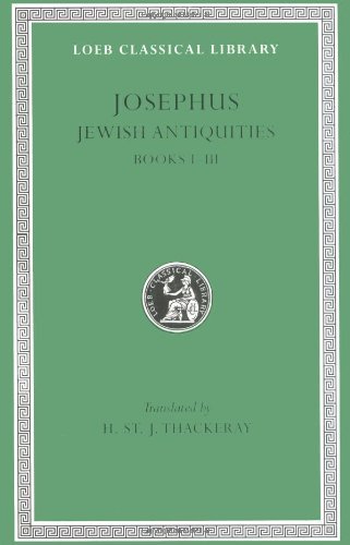 Cover for Josephus · Jewish Antiquities, Volume I: Books 1–3 - Loeb Classical Library (Inbunden Bok) (1930)