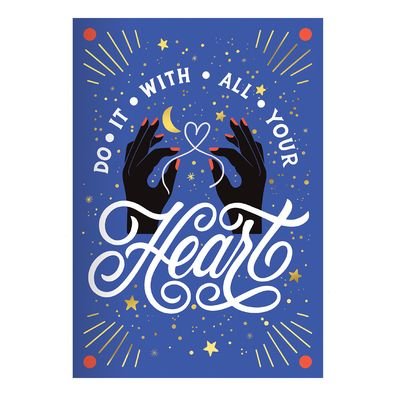 Cover for Galison · Do It With All Your Heart A5 Undated Planner (Calendar) (2020)