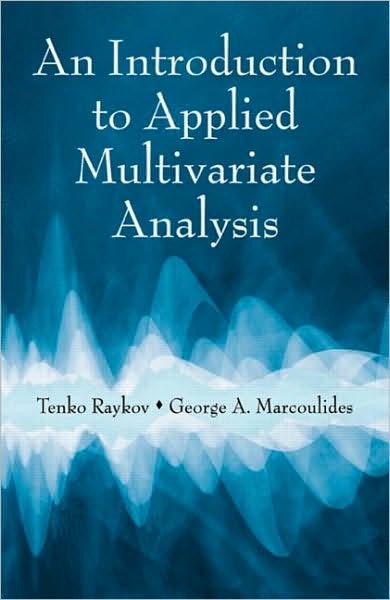 Cover for Tenko Raykov · An Introduction to Applied Multivariate Analysis (Hardcover Book) (2008)