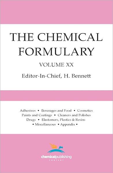 Cover for H Bennett · The Chemical Formulary, Volume 20: Volume 20 (Paperback Book) (1977)