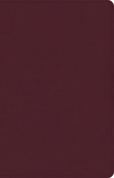 Cover for CSB Bibles By Holman · CSB Thinline Reference Bible, Cranberry LeatherTouch (Lederbuch) (2022)