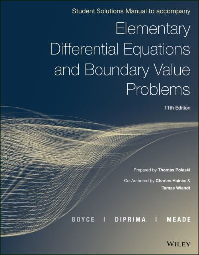 Cover for William E. Boyce · Elementary Differential Equations and Boundary Value Problems (Book) (2017)