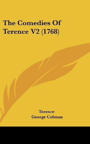 Cover for Terence · The Comedies of Terence V2 (1768) (Hardcover Book) (2008)