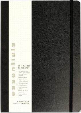 Cover for Peter Pauper Press · Essentials Dot Matrix Notebook, Extra Large, A4 Size (Innbunden bok) (2018)
