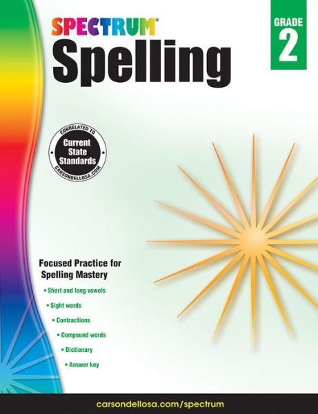 Cover for Spectrum · Spectrum Spelling, Grade 2 (Pocketbok) (2014)