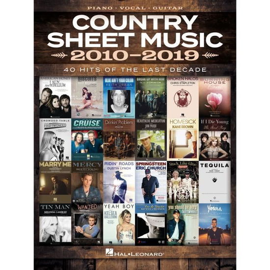 Cover for Hal Leonard Corp. Staff · Country Sheet Music 2010-2019 (Book) (2020)