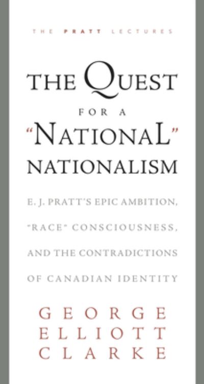 Cover for George Elliott Clarke · The Quest for a 'National' Nationalism (Pocketbok) (2021)