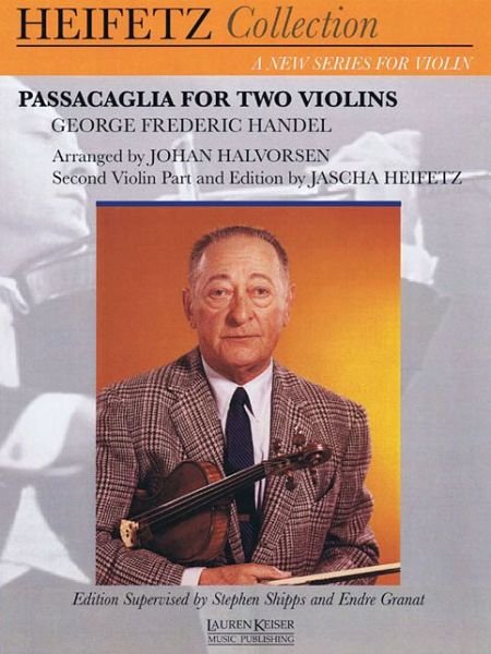 Cover for Jascha Heifetz · Handel Passacaglia (Pocketbok) (2017)