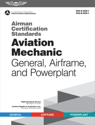 Cover for Federal Aviation Administration (FAA) / Aviation Supplies &amp; Academics (ASA) · Airman Certification Standards (Book) (2022)