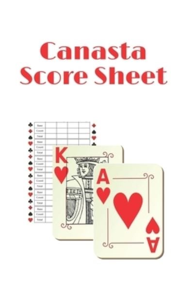 Cover for Ob · Canasta Score Sheets (Paperback Bog) (2019)