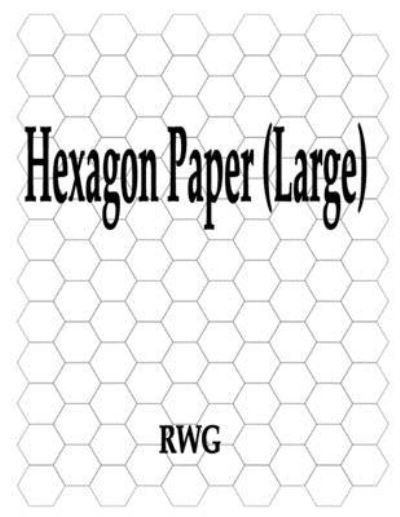 Cover for Rwg · Hexagon Paper (Pocketbok) [size L] (2019)