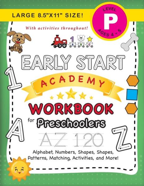 Cover for Lauren Dick · Early Start Academy Workbook for Preschoolers (Paperback Book) (2020)