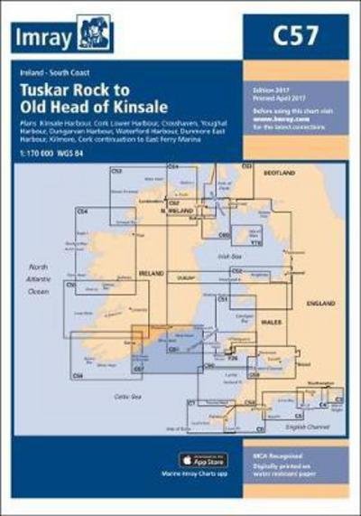 Cover for Imray · Imray Chart C57: Tuskar Rock to Old Head of Kinsale - C Series (Landkarten) [New edition] (2017)