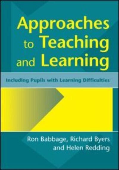 Cover for Ron Babbage · Approaches to Teaching and Learning: Including Pupils with Learnin Diffculties (Pocketbok) (1999)