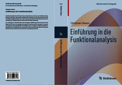 Cover for Clason · Einfuehrung in die Funktionalanalysis (Book) [1. Aufl. 2019 edition] (2019)