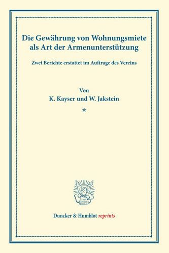 Cover for Kayser · Die Gewährung von Wohnungsmiete (Buch) (2016)